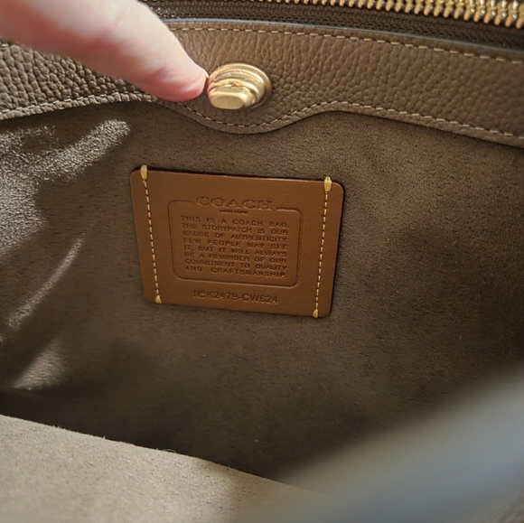 Coach Soft Willow Bucket Bag Dark Stone - Picture 7 of 7